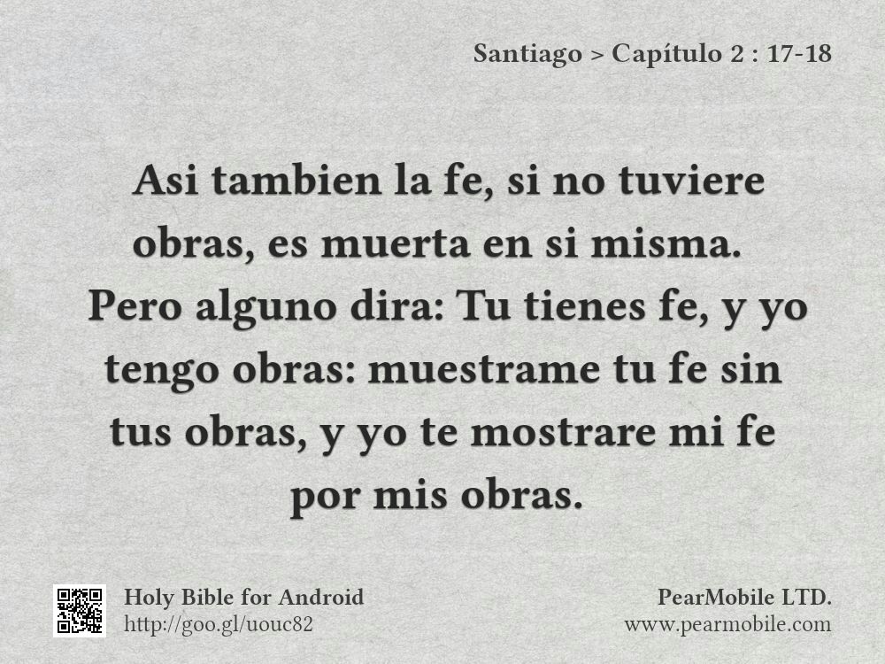 Santiago, Capítulo 2:17-18